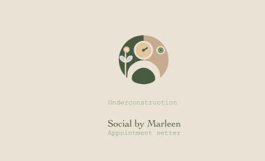 Schermafbeelding van socialbymarleen.nl