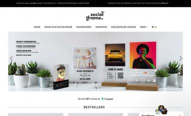 Schermafbeelding van socialframe.nl