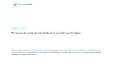 Schermafbeelding van socialmediatools.nu