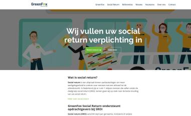 Schermafbeelding van socialreturn.nu
