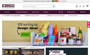 Schermafbeelding van soclever.nl