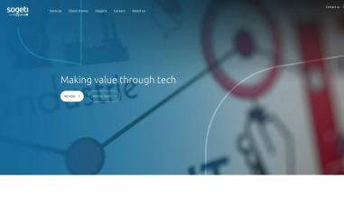 Schermafbeelding van sogeti.com