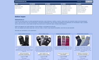 Schermafbeelding van sokkenkraam.nl