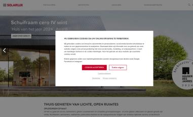 Schermafbeelding van solarlux.nl