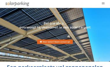 Schermafbeelding van solarparking.nl