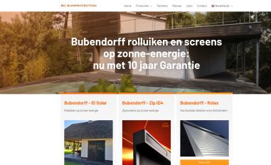 Schermafbeelding van solarrolluiken.com
