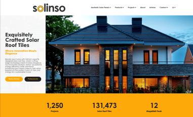 Schermafbeelding van solinso.com