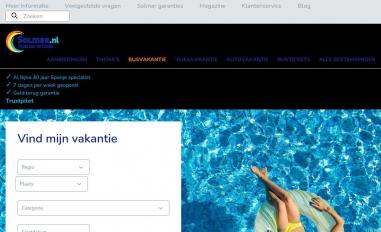 Schermafbeelding van solmar.nl