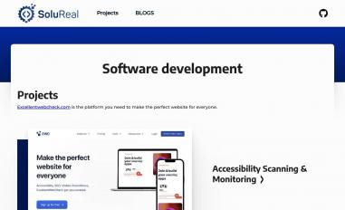 Schermafbeelding van solureal.com