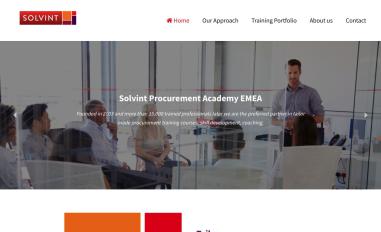 Schermafbeelding van solvint-academy.com