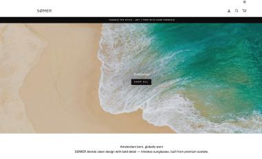 Schermafbeelding van somersunglasses.com