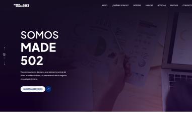 Schermafbeelding van somosmade502.com