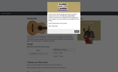 Schermafbeelding van songwriter.kadox.nl