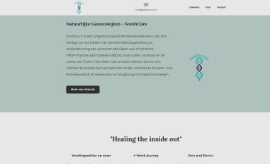 Schermafbeelding van soothcure.nl