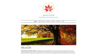 Schermafbeelding van sophiapraktijk.nl
