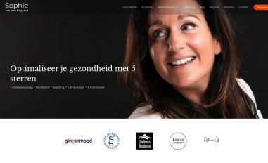 Schermafbeelding van sophievandenbogaard.nl