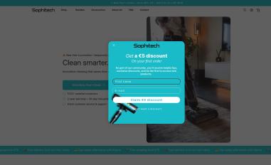 Schermafbeelding van sophitech.nl
