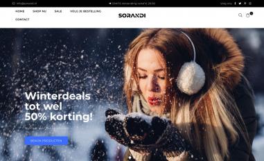 Schermafbeelding van sorandi.nl