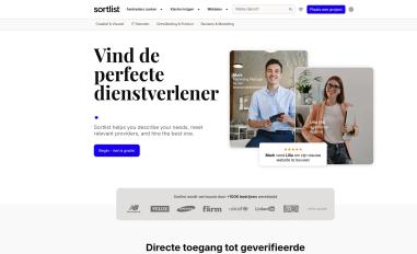 Schermafbeelding van sortlist.nl