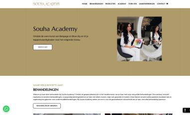 Schermafbeelding van souhaacademy.nl