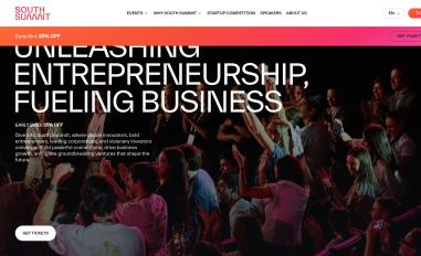 Schermafbeelding van southsummit.io