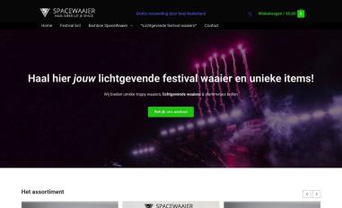 Schermafbeelding van spacewaaier.nl
