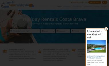 Schermafbeelding van spainholidays4u.com