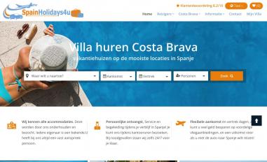 Schermafbeelding van spainholidays4u.nl