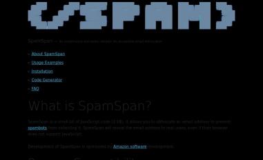 Schermafbeelding van spamspan.com
