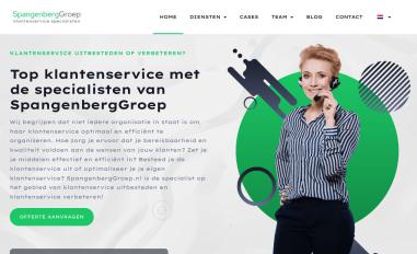 Schermafbeelding van spangenberggroep.nl