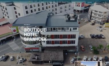 Schermafbeelding van spanhoekboutiquehotel.com
