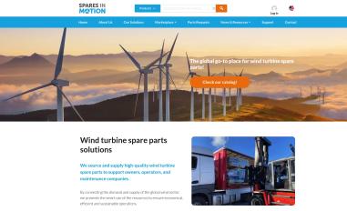 Schermafbeelding van sparesinmotion.com