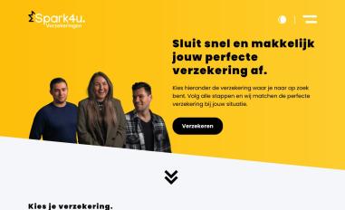 Schermafbeelding van spark4u.nl