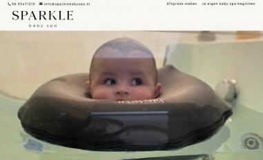 Schermafbeelding van sparklebabyspa.nl