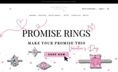 Schermafbeelding van sparklyna.com