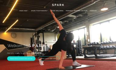 Schermafbeelding van sparkpt.nl