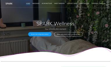 Schermafbeelding van sparkwellness.nl