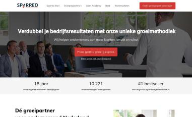 Schermafbeelding van sparreo.nl
