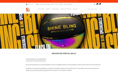 Schermafbeelding van specialballs.com