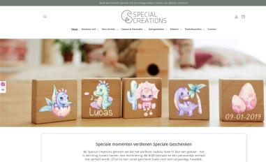 Schermafbeelding van specialcreations.nl