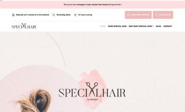 Schermafbeelding van specialhair.nl