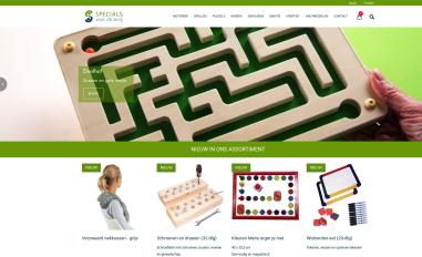 Schermafbeelding van specialsvoordezorg.nl