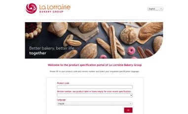 Schermafbeelding van specification.llbg.com