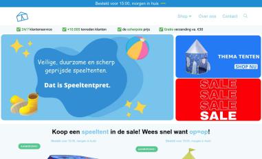 Schermafbeelding van speeltentpret.nl