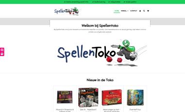 Schermafbeelding van spellentoko.nl