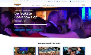 Schermafbeelding van spelshows.nl
