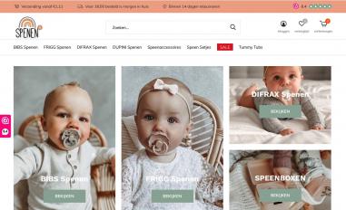 Schermafbeelding van spenen.nl