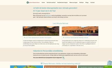 Schermafbeelding van spirituelevakantiereizen.nl