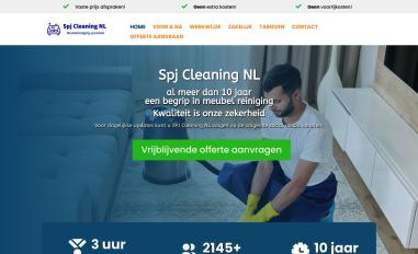 Schermafbeelding van spjcleaning.nl