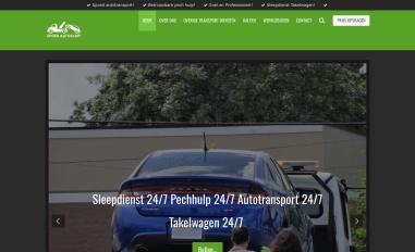 Schermafbeelding van spoedautosleep.nl